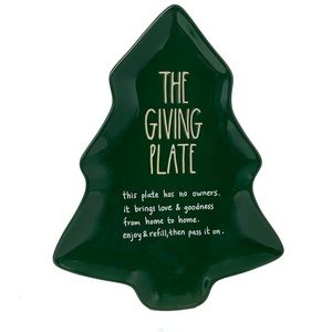 Rae Dunn By Magenta Green The Giving Plate